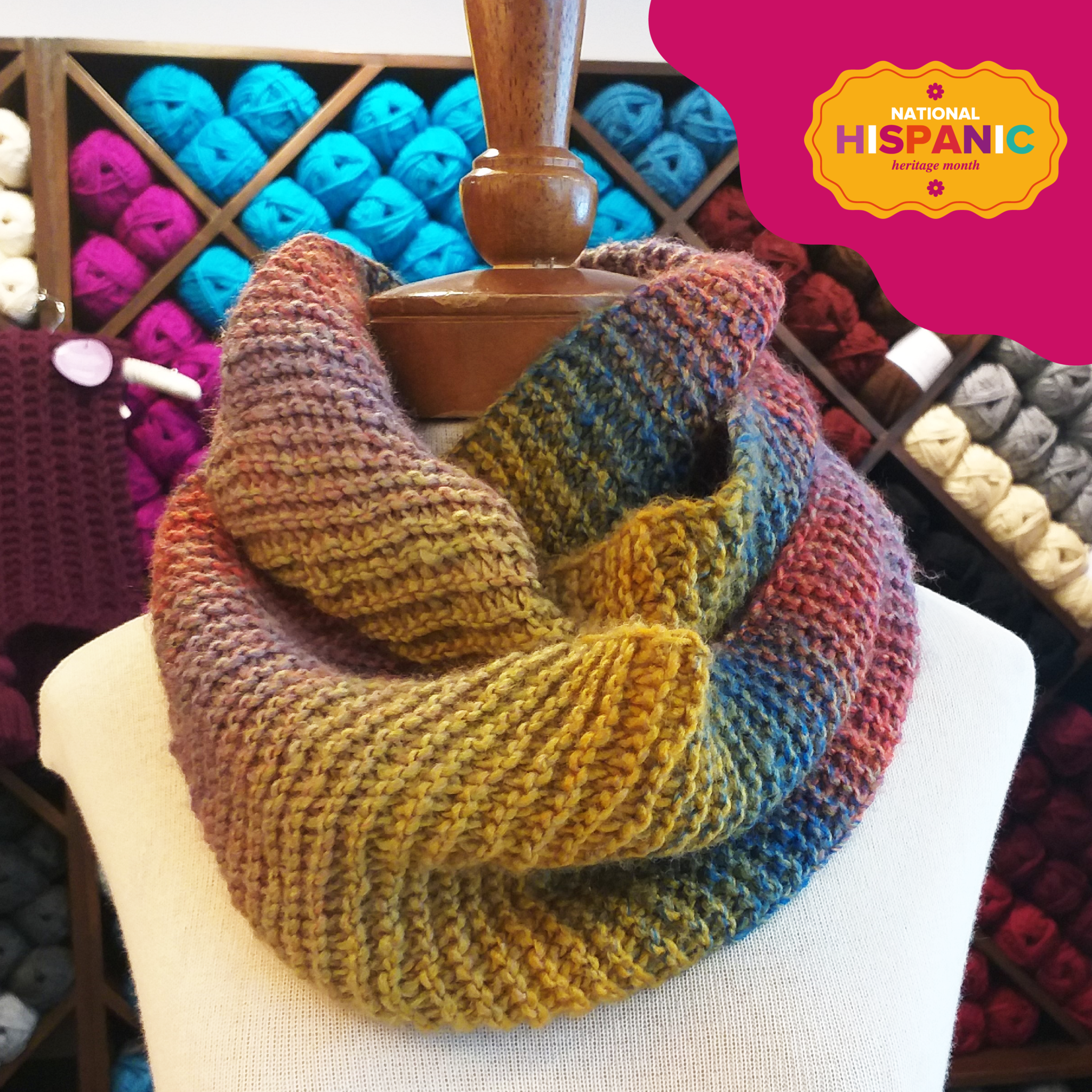 Cowl with a Twist, Knit - Crochet Stores Inc.